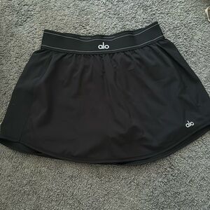 ALO Yoga Black Athletic Skort